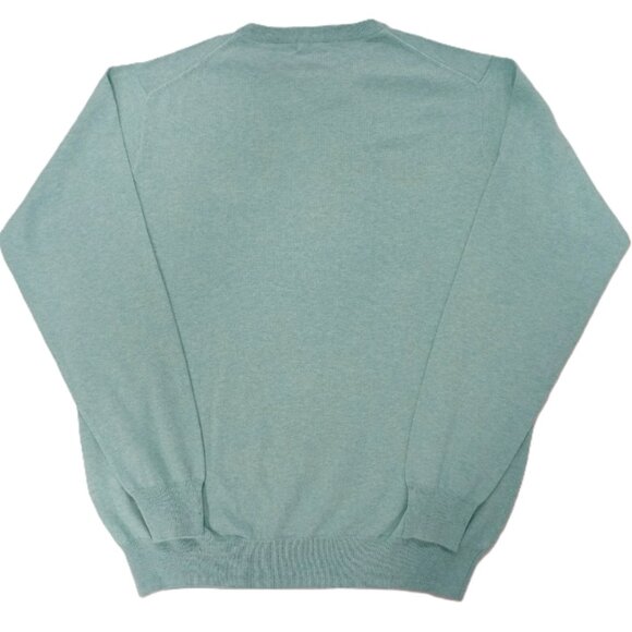 NWT Women's Cashmere Sweater Aquamarine Preppy Minimalist Pullover MSRP 111$  L - Picture 4 of 6